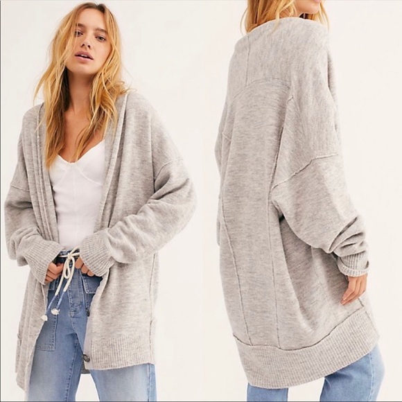 boho oversized cardigan